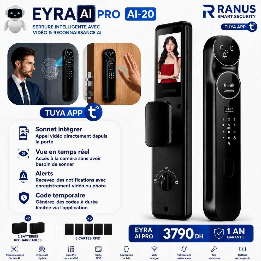 Fiche Eyra AI Pro : fonctions et contenu de la boîte